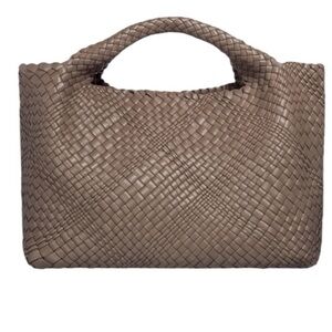 Falor Woven Leather Tote Bag / Strap
